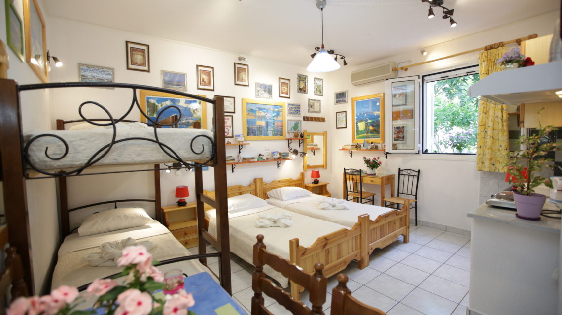 Comfort Room 3 4 Adults Ground Floor Paros Kontaratos Studios