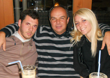 Dimos, George, Koula Kontaratos